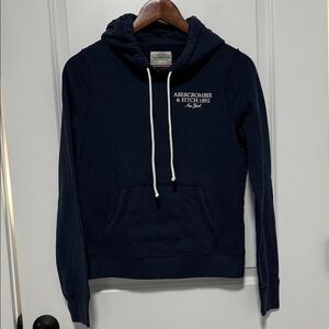 Abercrombie & Fitch Soft A&F Collection Women’s Navy Blue Pullover Hoodie size S